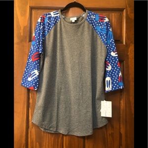 NEW LuLaRoe Randy T- Red, White, Blue, & Popsicles
